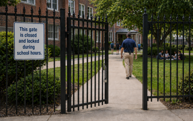When an Open Gate Becomes a School Security Risk